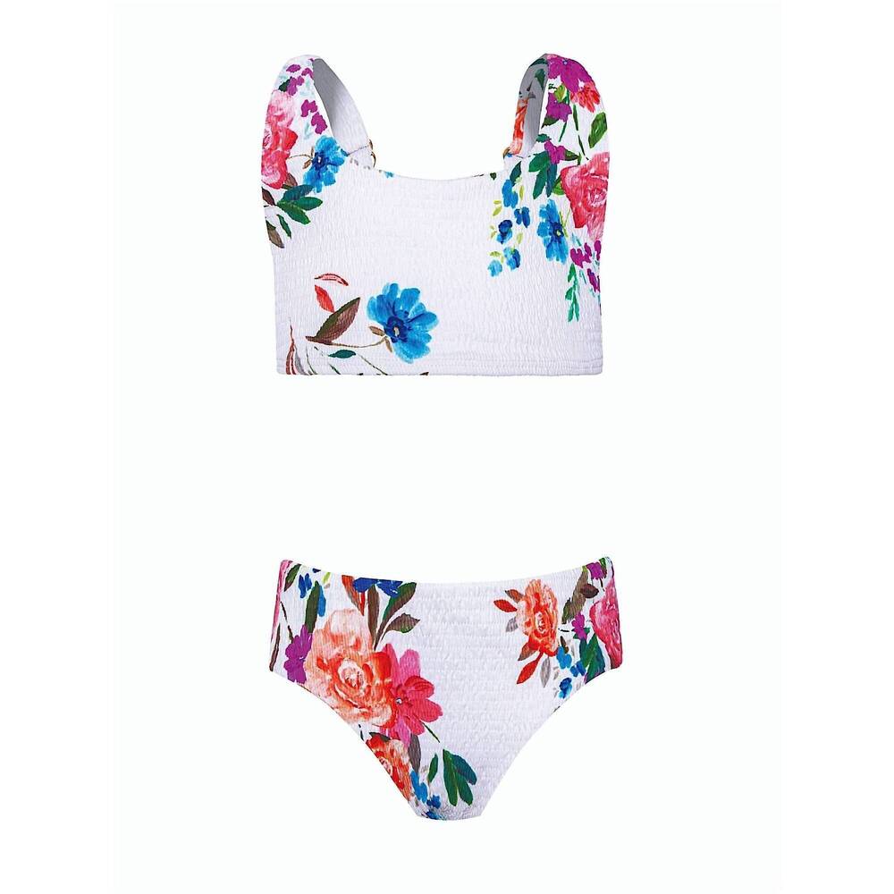 NEW PILY Q girl's finley bikini set in florencia